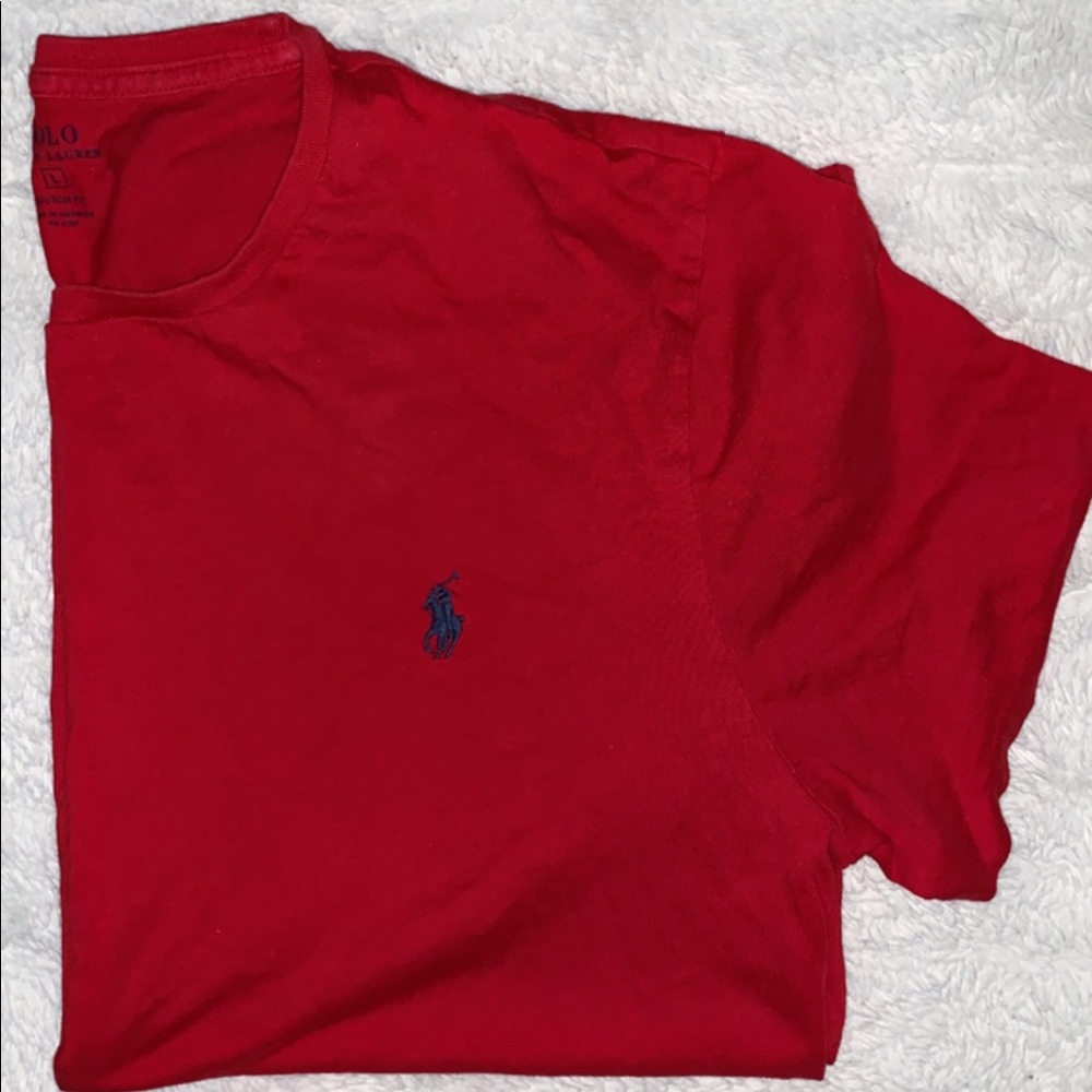 *Ralph Lauren (Polo) Men’s L T-Shirt in Red* Like New!